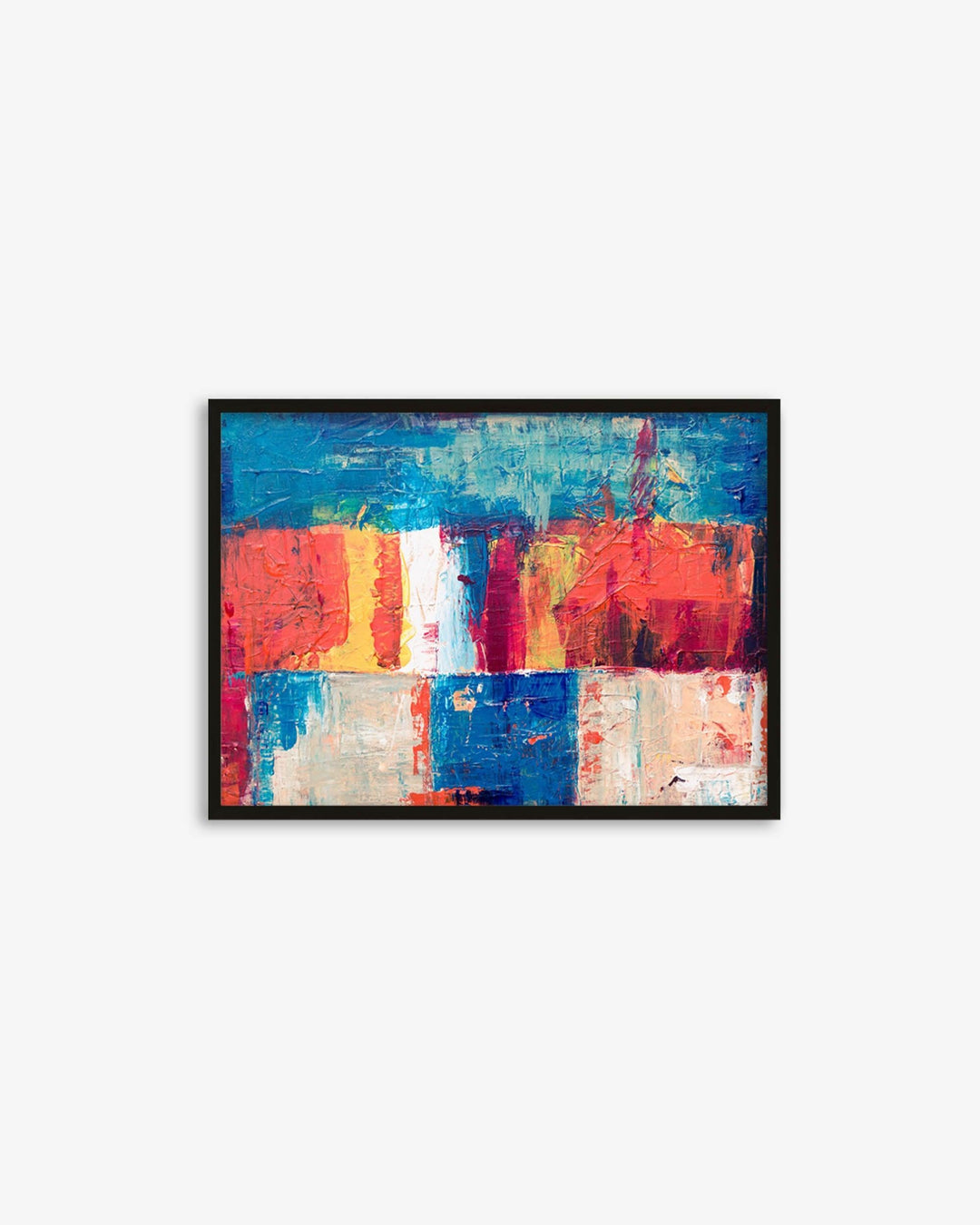 Geometric Abstract Colours II Art Print
