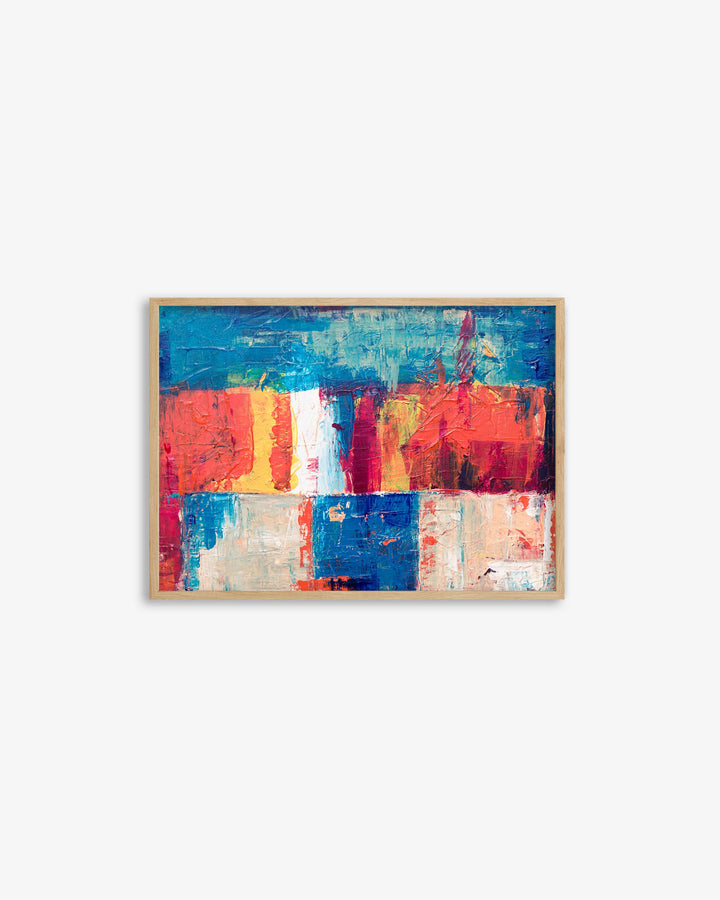 Geometric Abstract Colours II Art Print