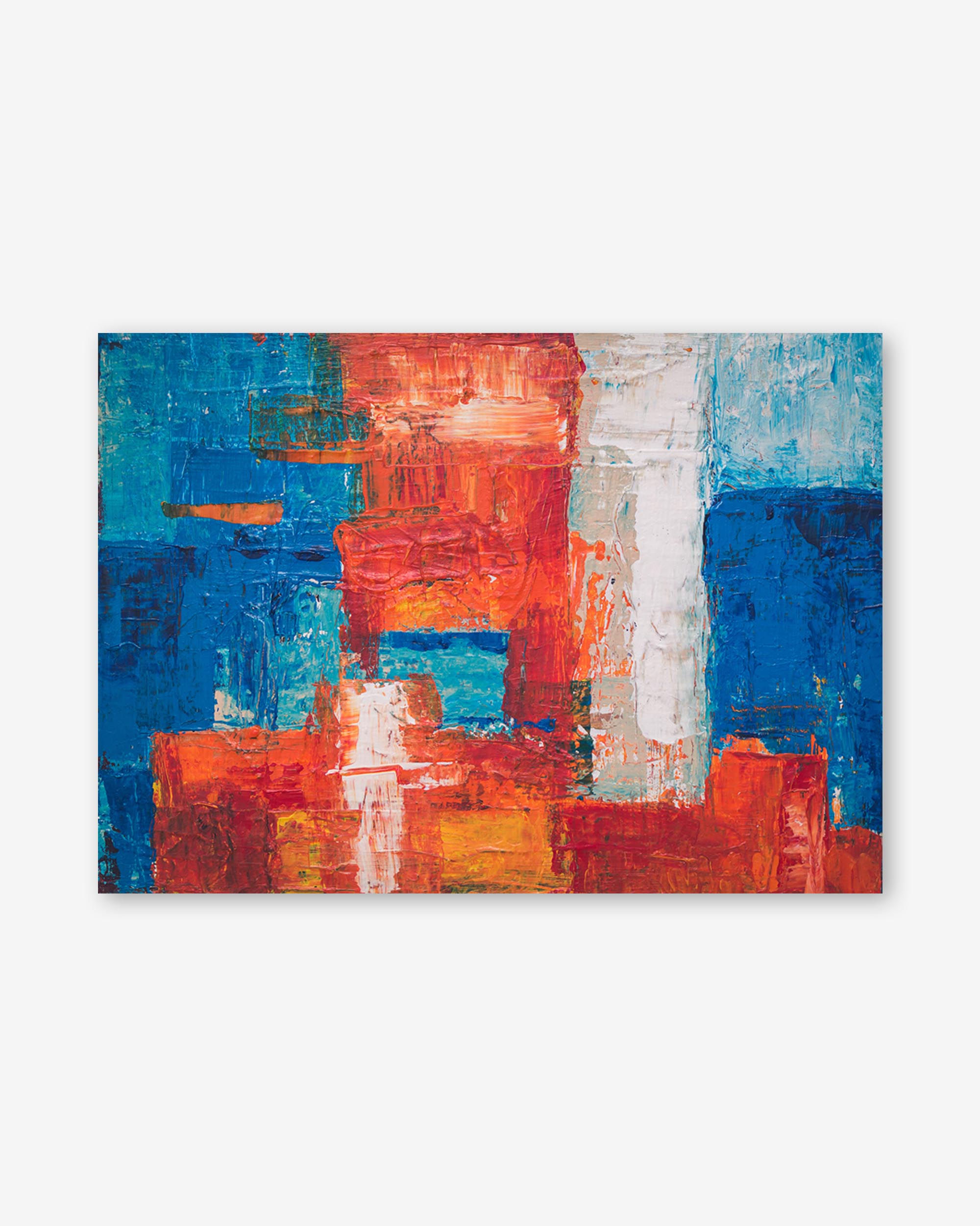 Geometric Abstract Colours III Art Print