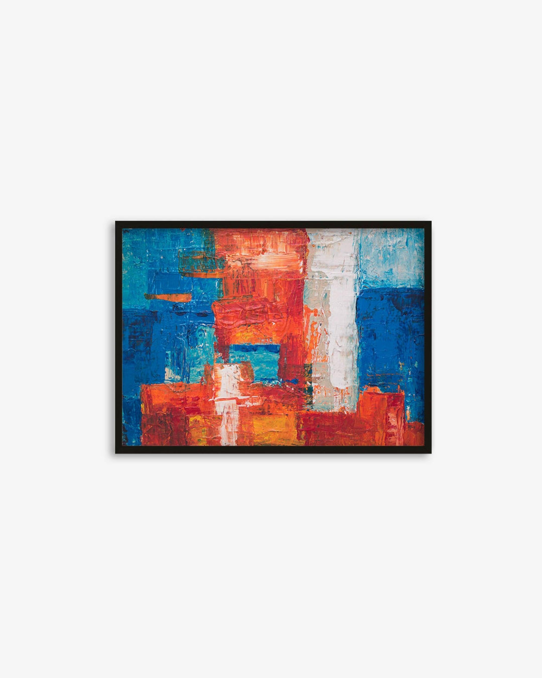Geometric Abstract Colours III Art Print