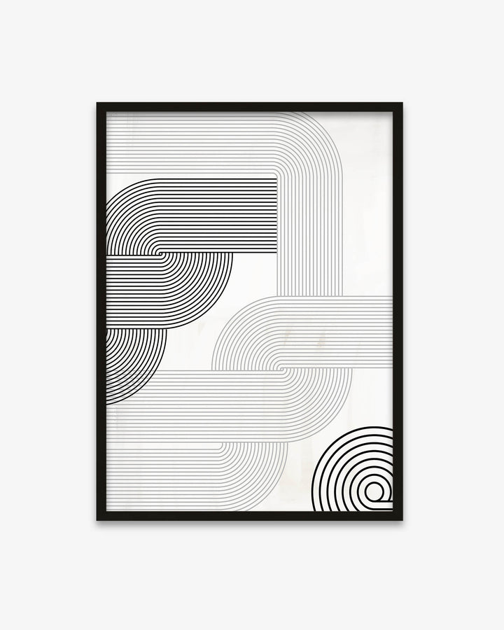Retro Pattern Art Print