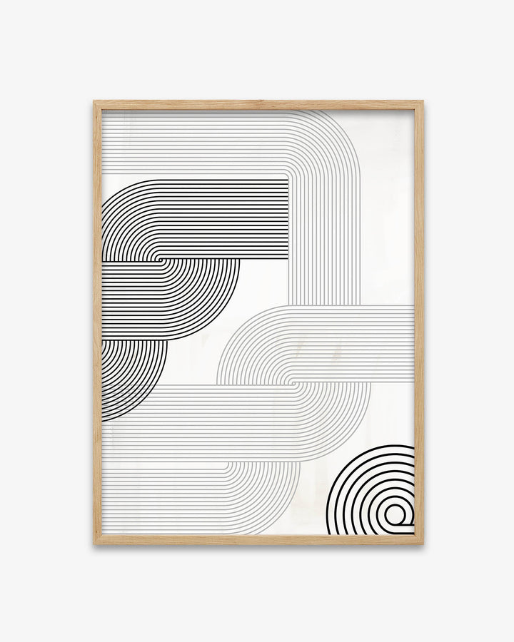 Retro Pattern Art Print