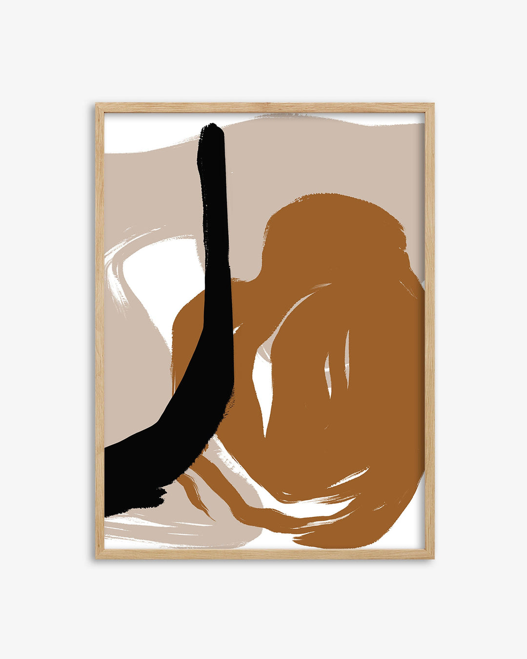 Golden Abstract II Art Print