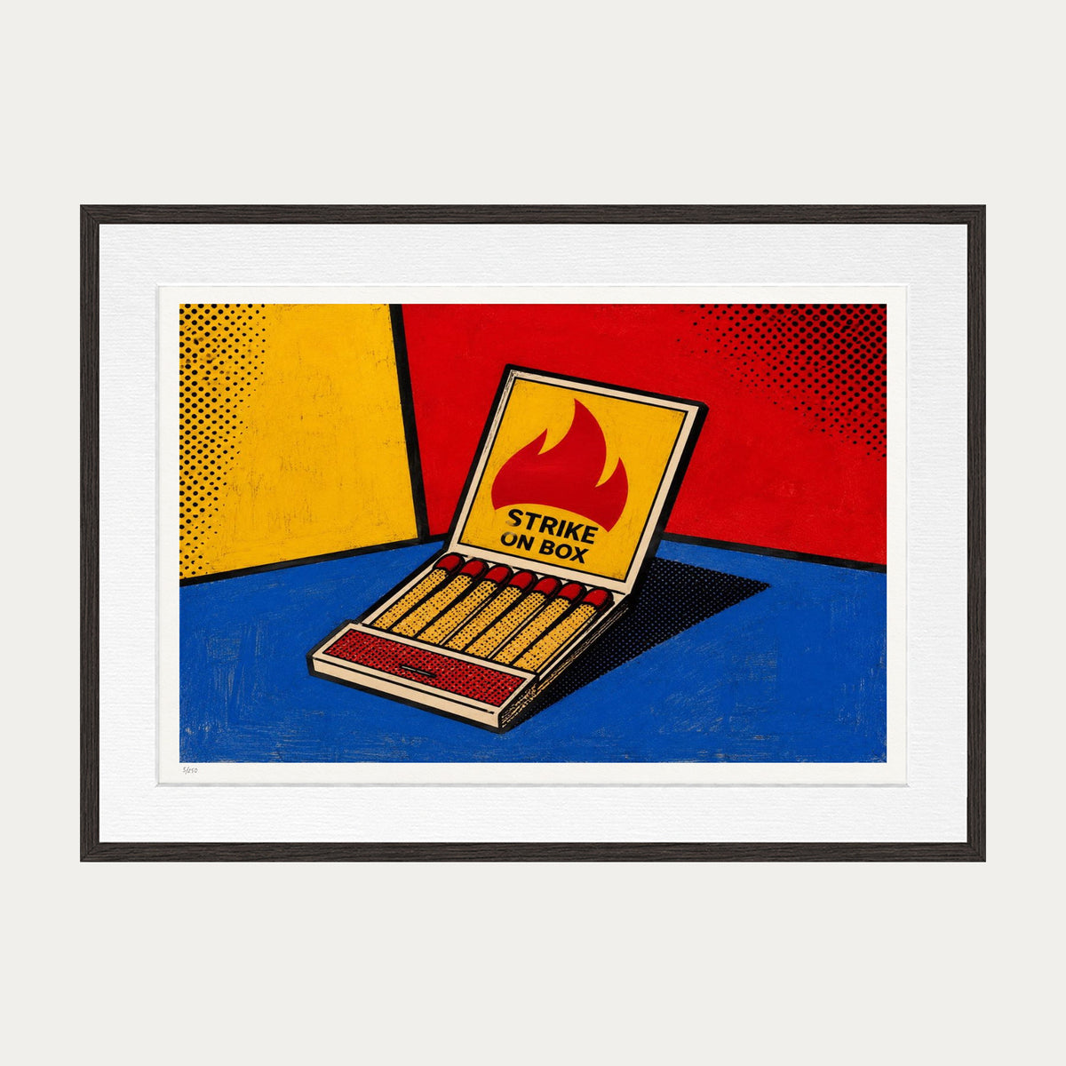 Matchbox | Limited Edition Print — Brown Frame