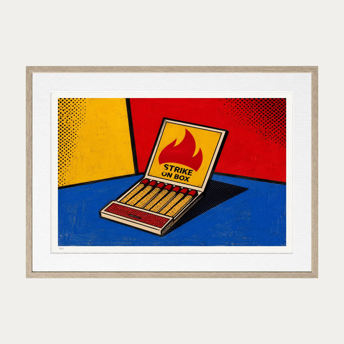 Matchbox | Limited Edition Print — Oak Frame