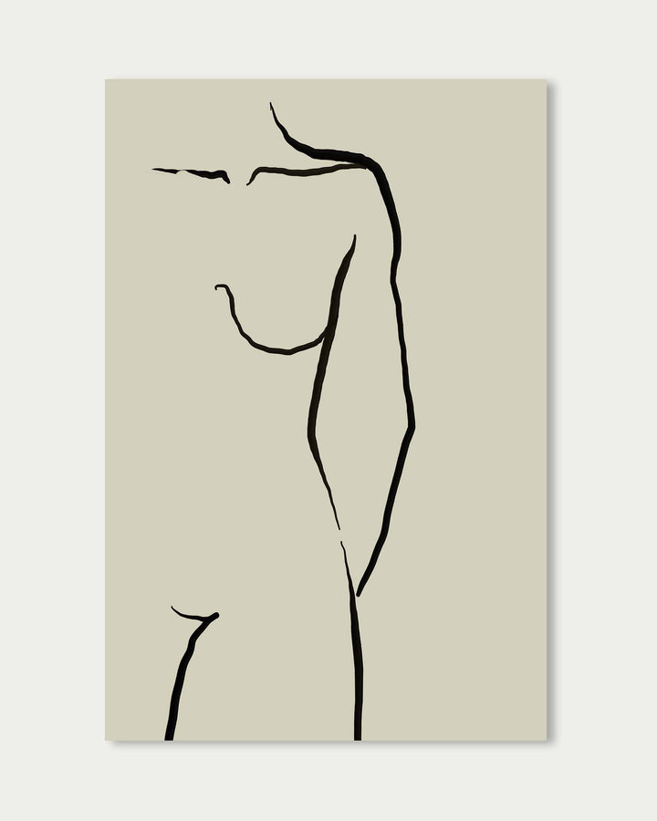Figurative Line Wall Art Print