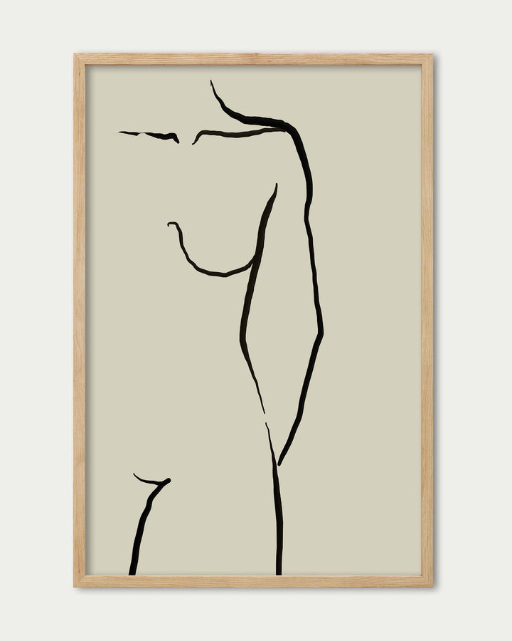 Figurative Line Wall Art Print