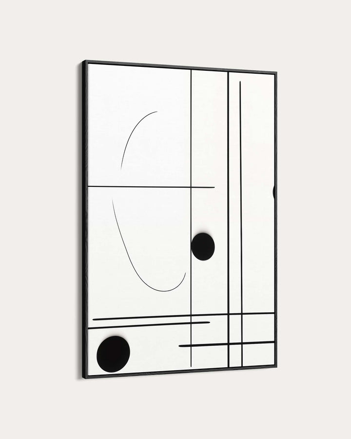 Straight Line Art Print