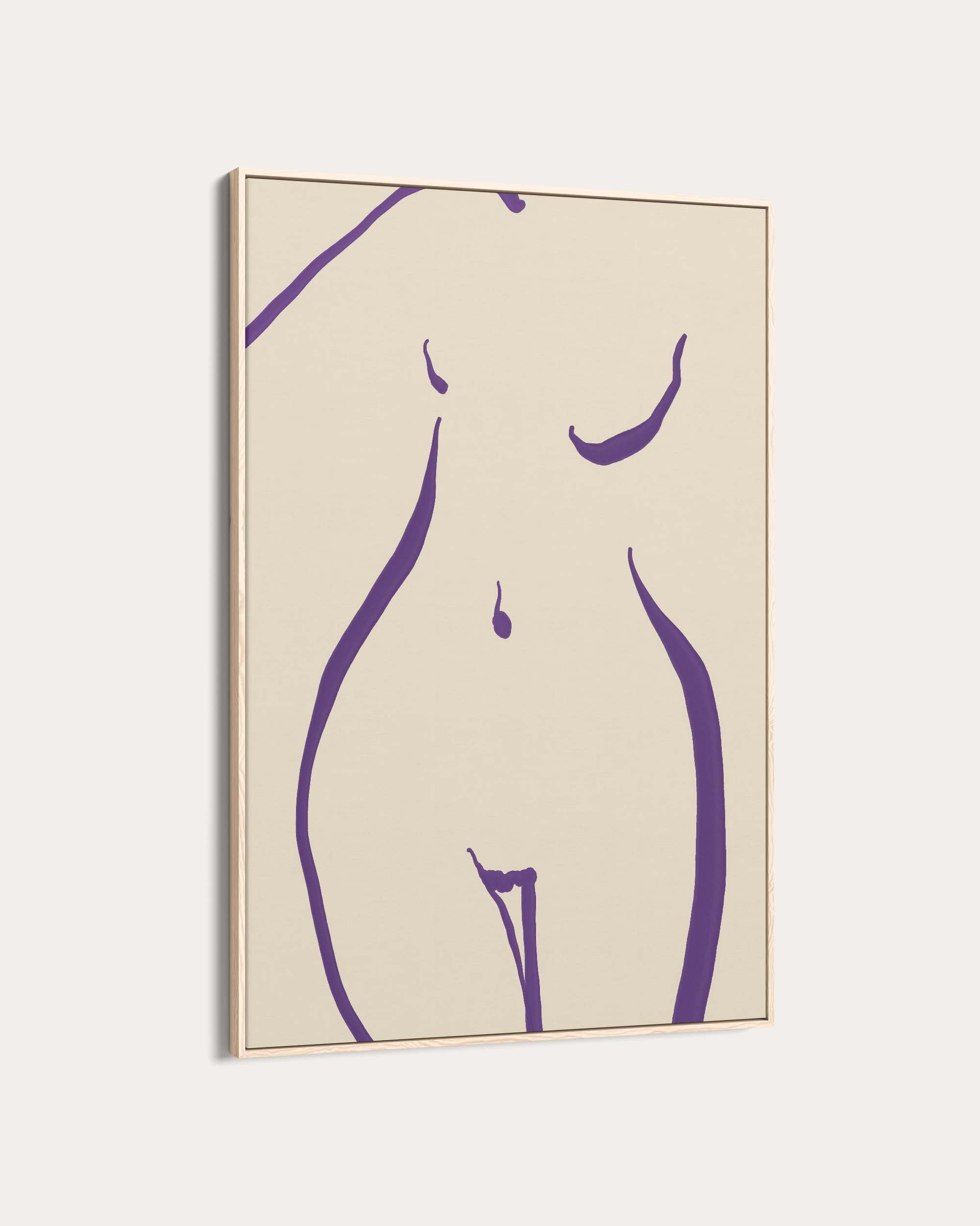 Nude Line Wall Art Print