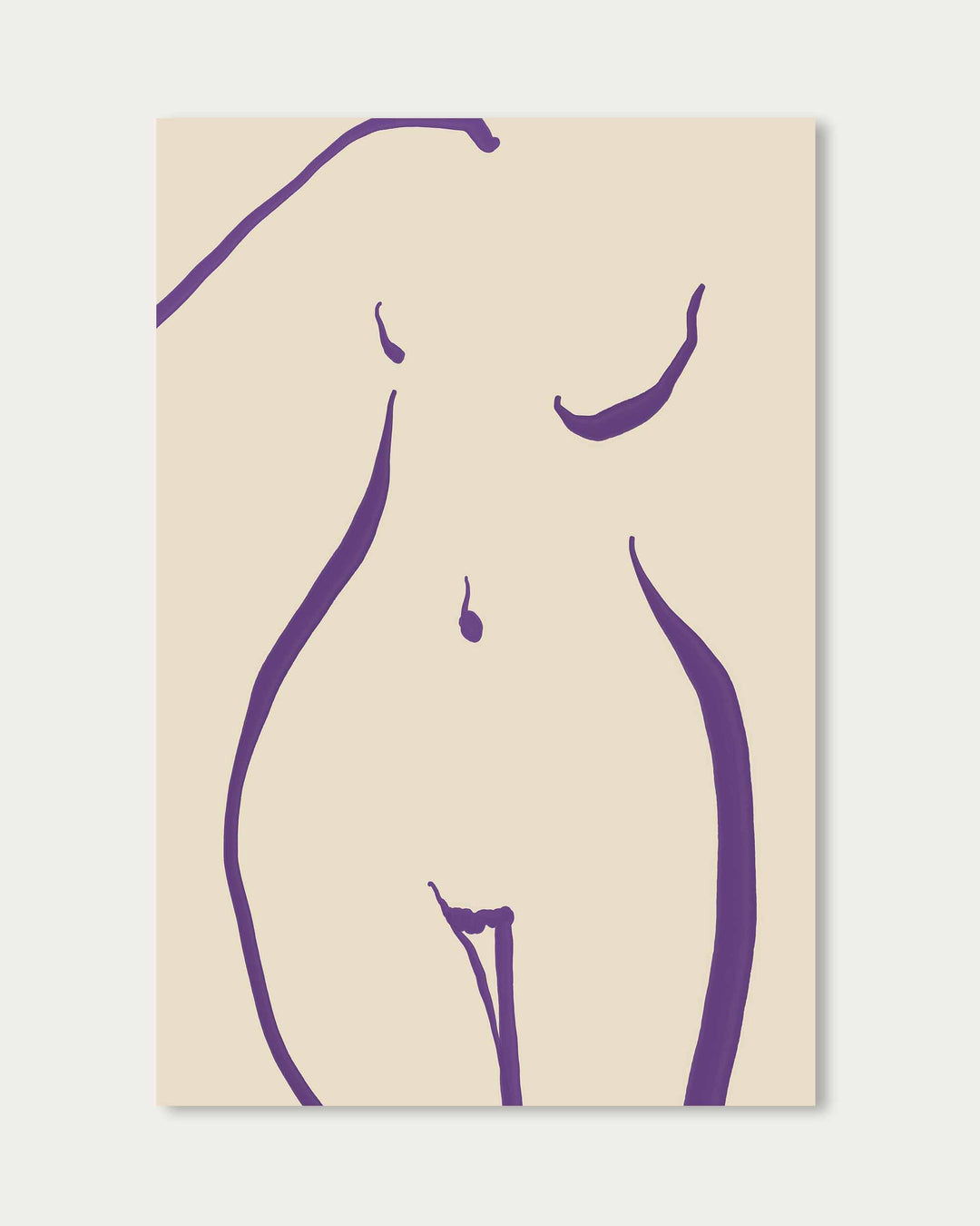 Nude Line Wall Art Print