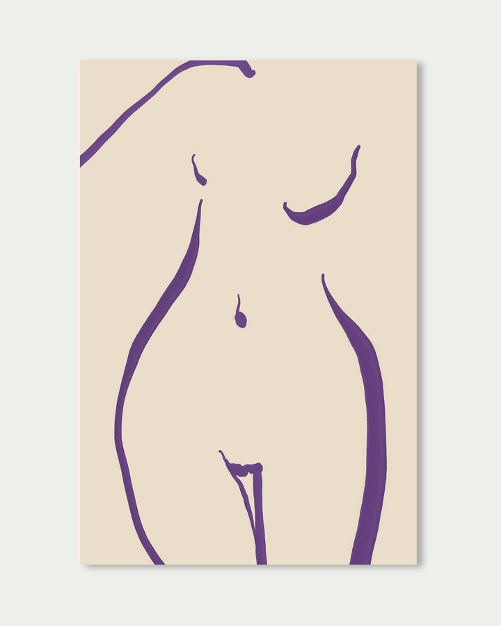Nude Line Wall Art Print
