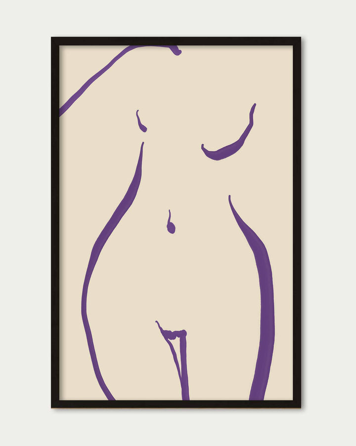 Nude Line Wall Art Print