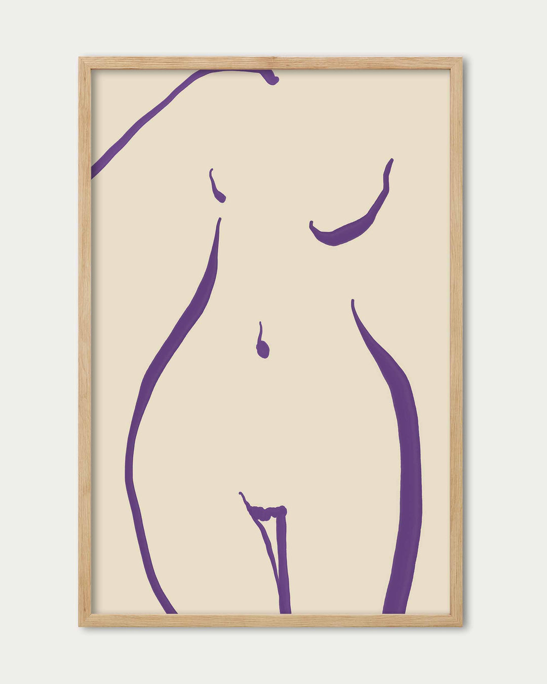 Nude Line Wall Art Print