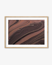 Mocha Marble II Wall Art Print