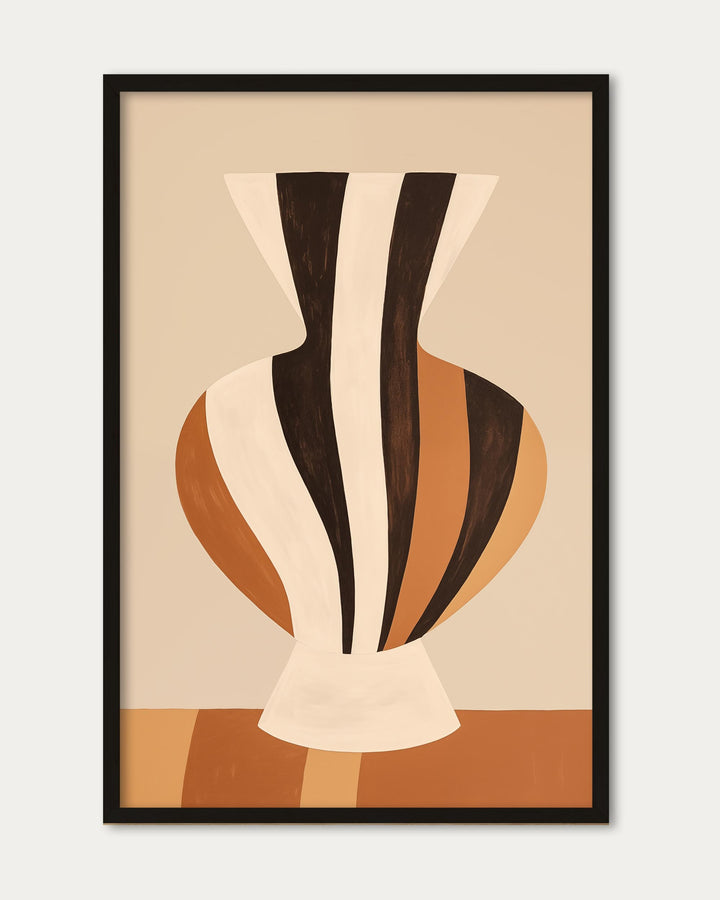 Stripes On Clay II Art Print