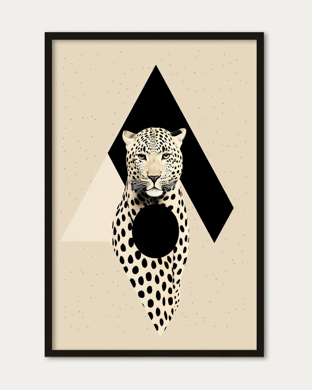Spotted Leopard Art Print
