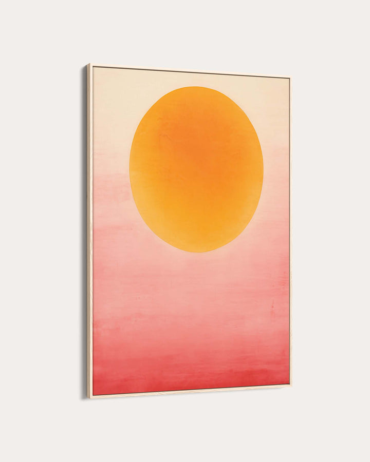 Hazy Sunflower Art Print