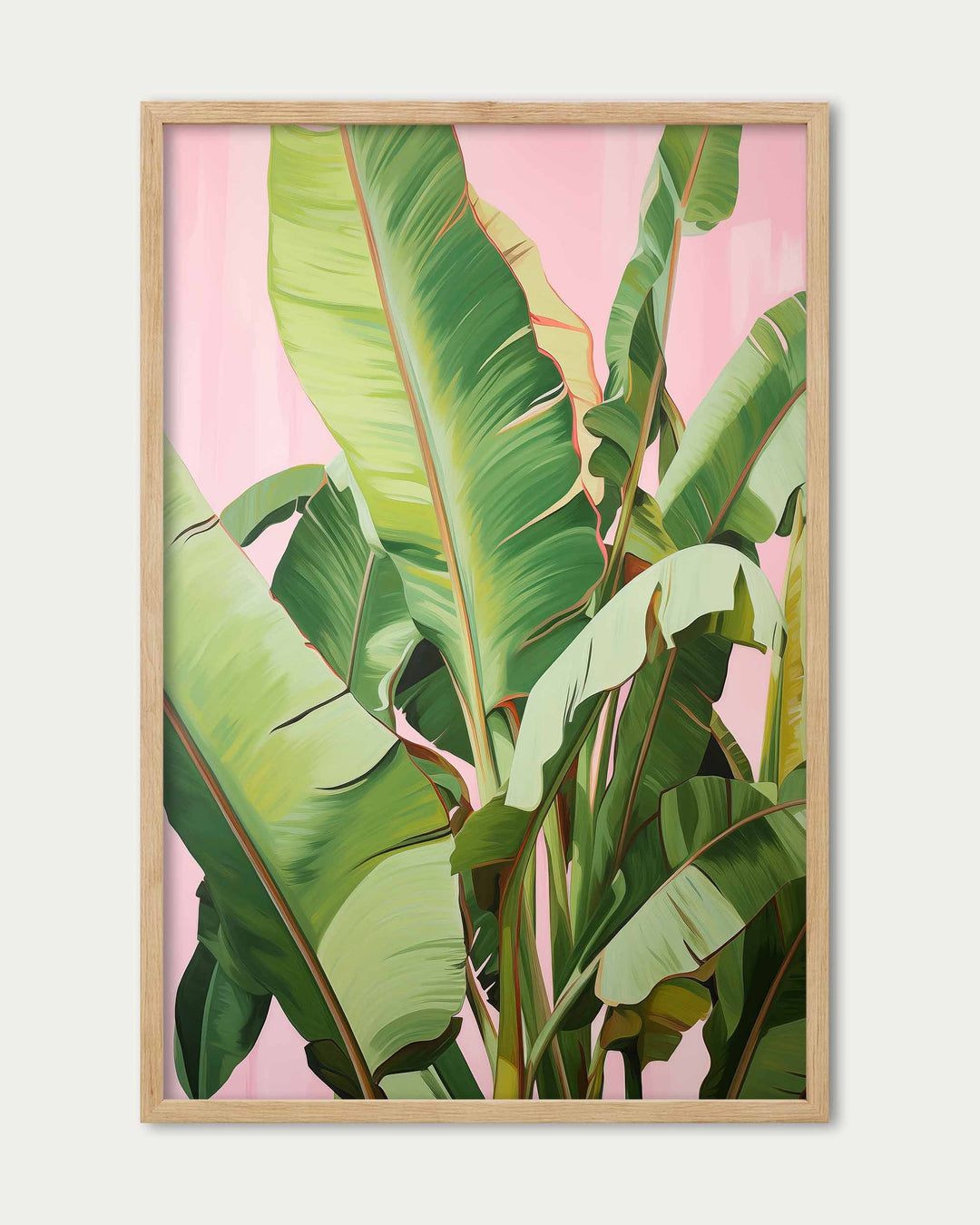 Banana Tree Illustration Wall Art