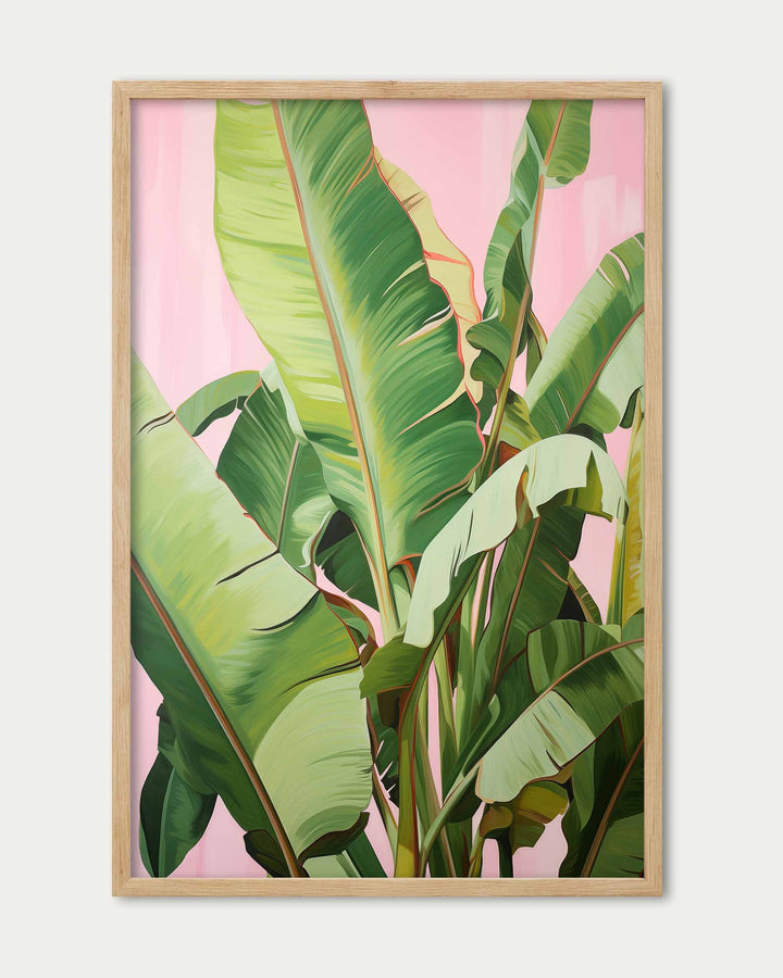 Banana Tree Illustration Wall Art