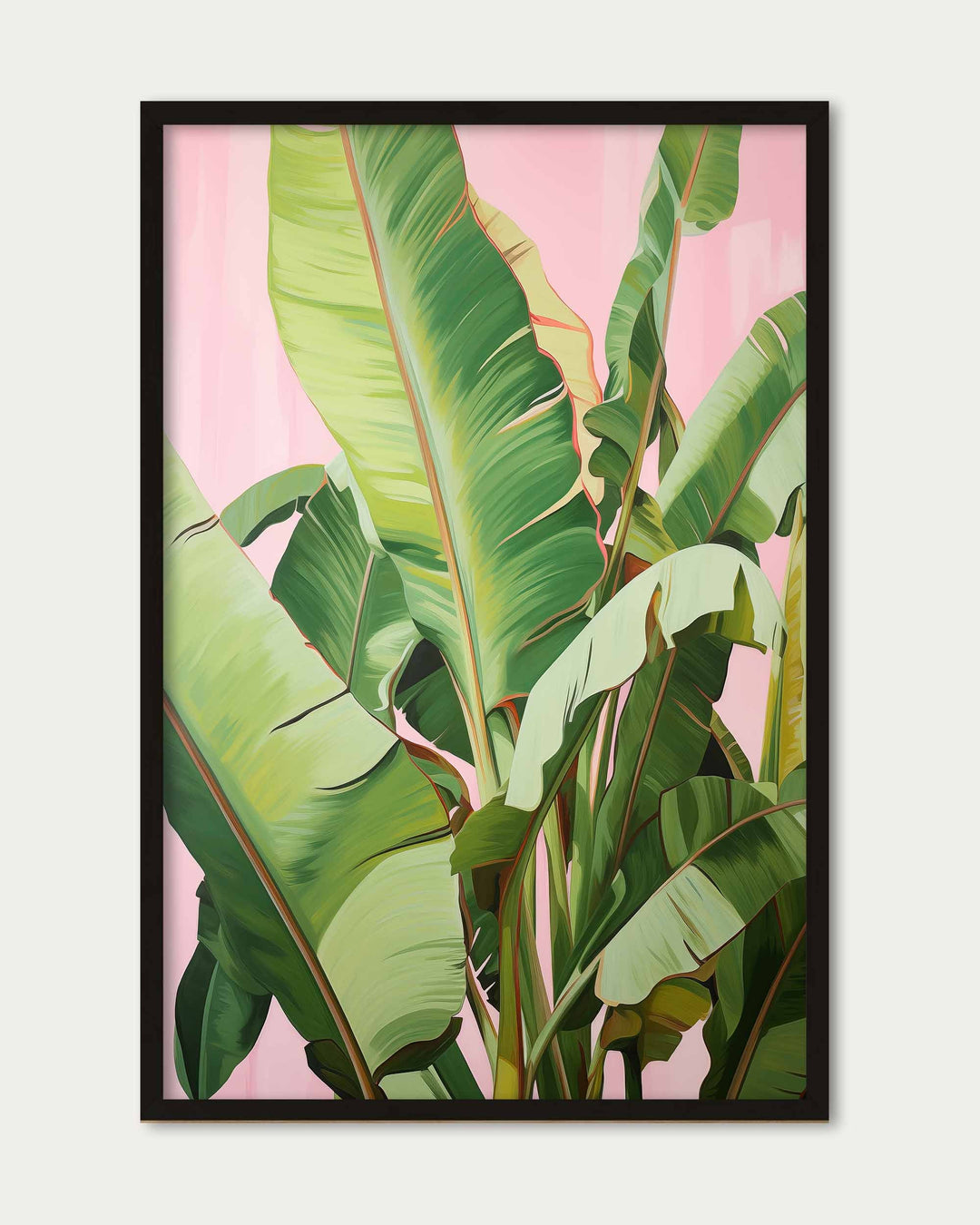 Banana Tree Illustration Wall Art