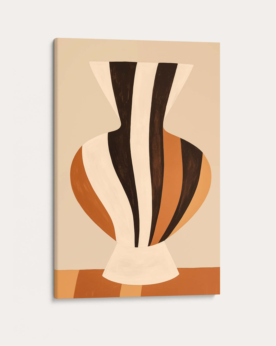 Stripes On Clay II Art Print