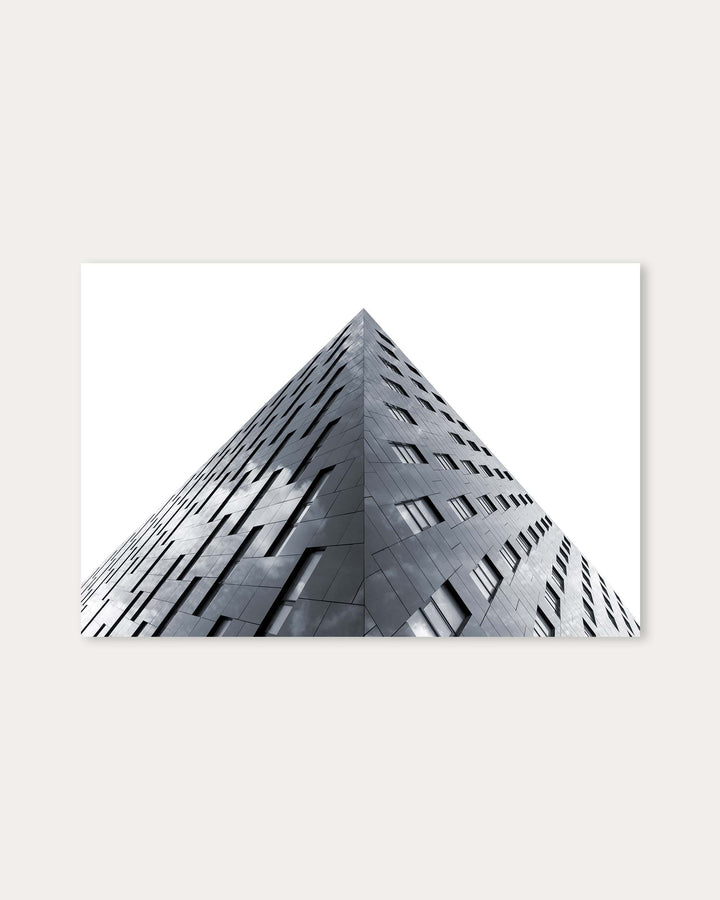 Modern Architecture Black And White Poster