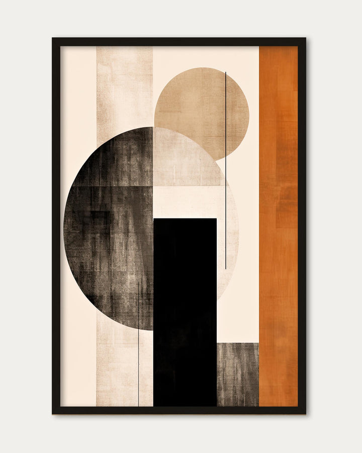 Retro Geometries VII Art Print