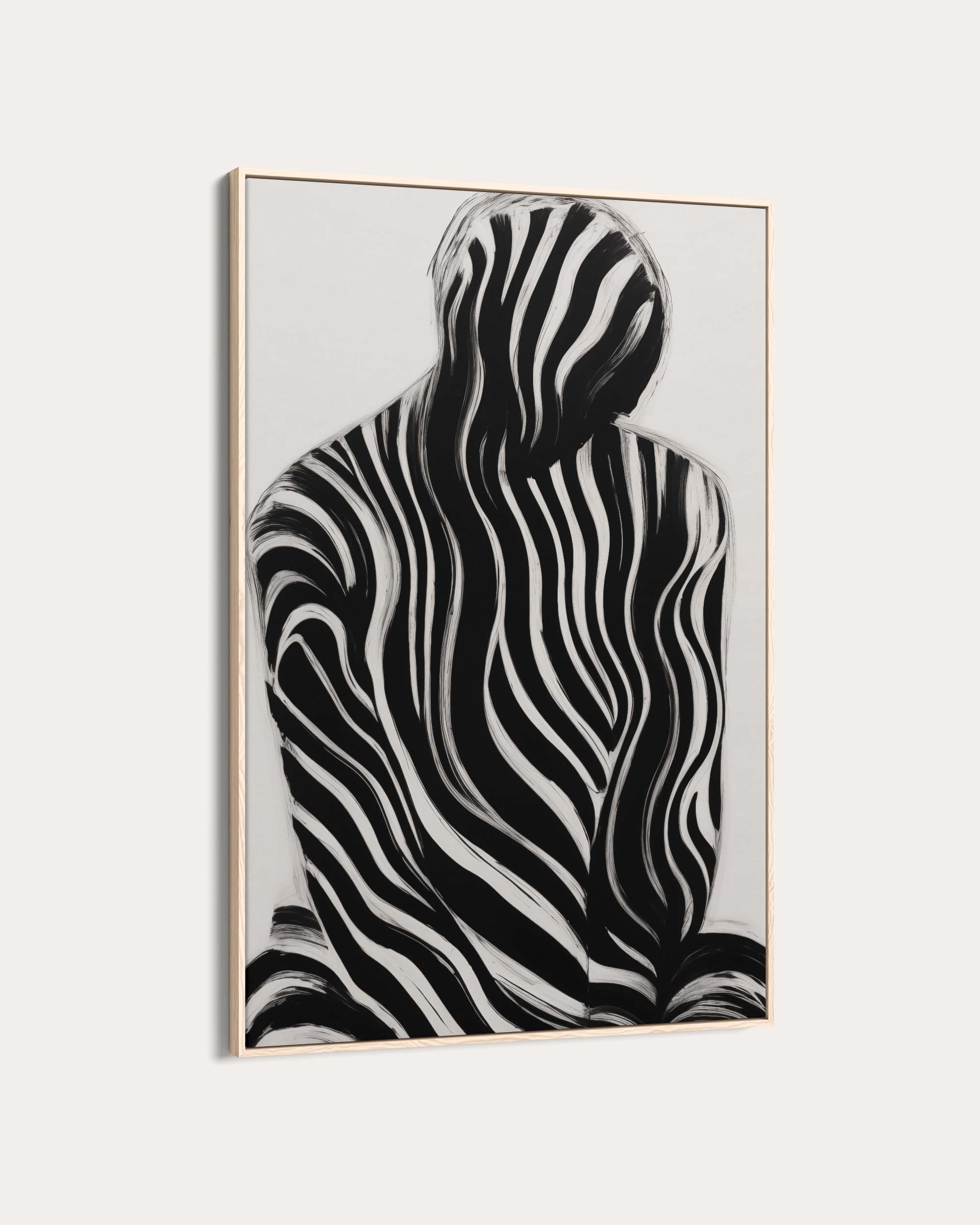 Monochrome Shadows III Art Print
