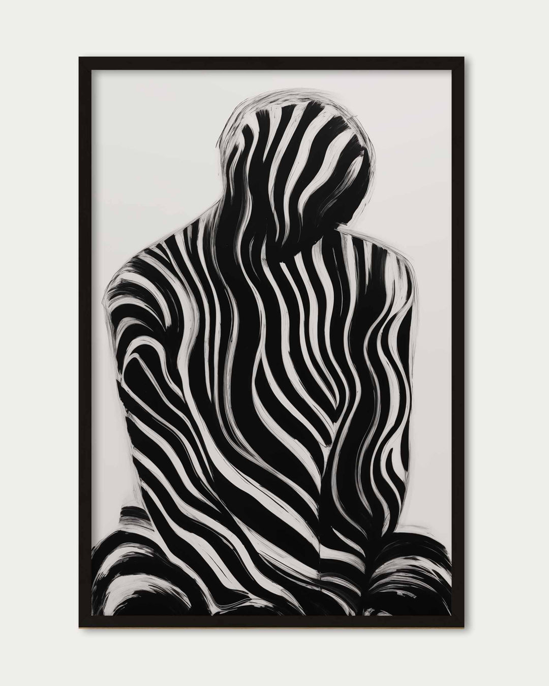 Monochrome Shadows III Art Print