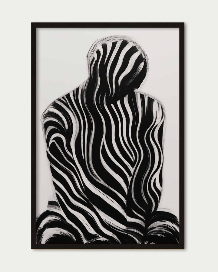 Monochrome Shadows III Art Print