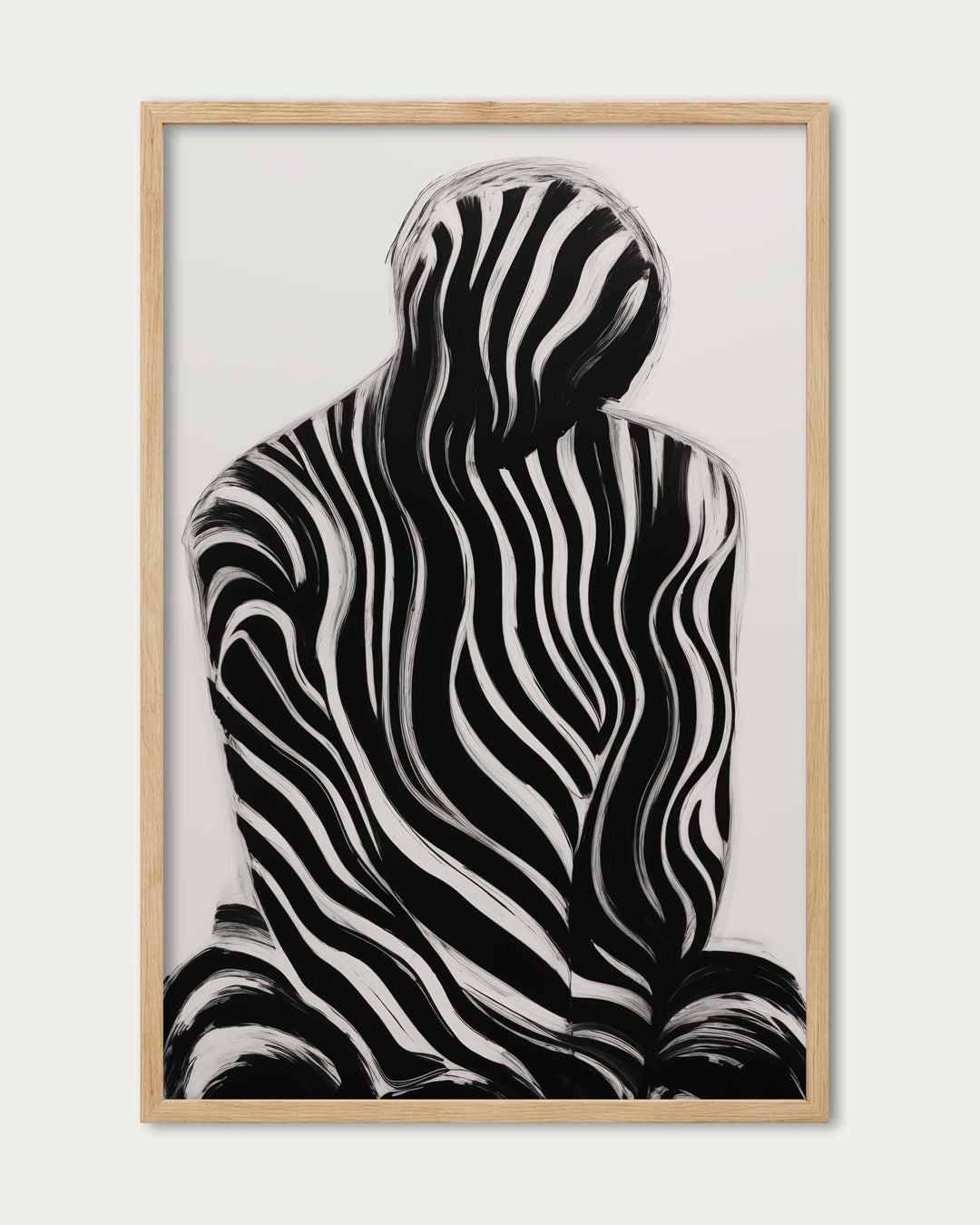 Monochrome Shadows III Art Print