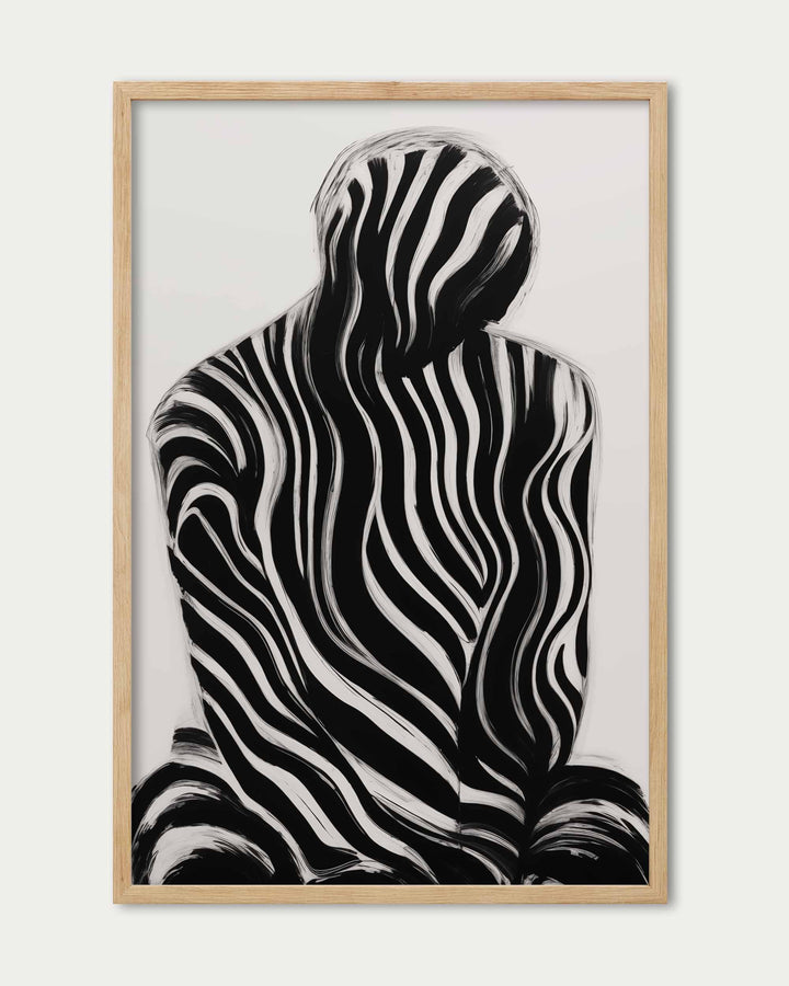 Monochrome Shadows III Art Print