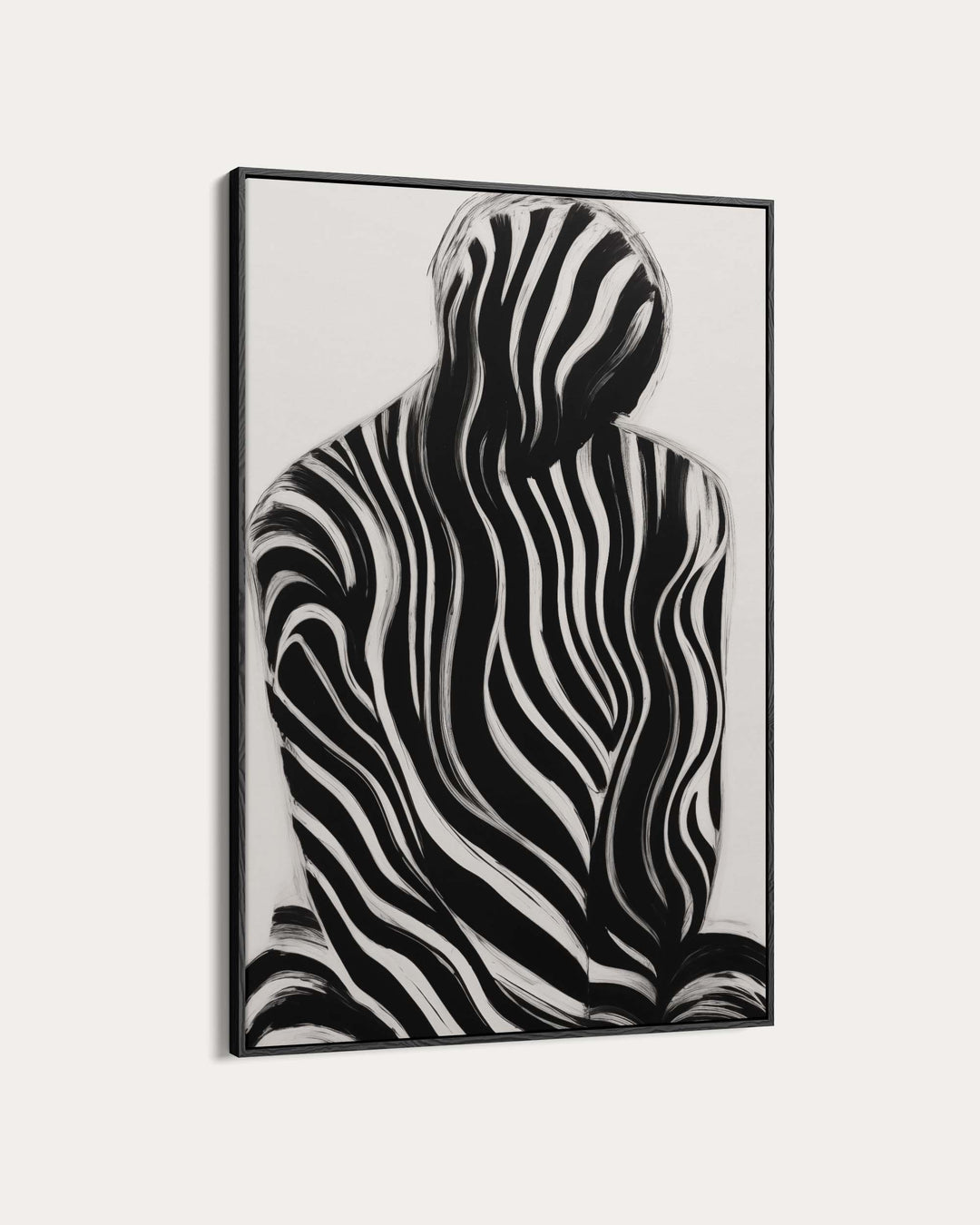 Monochrome Shadows III Art Print