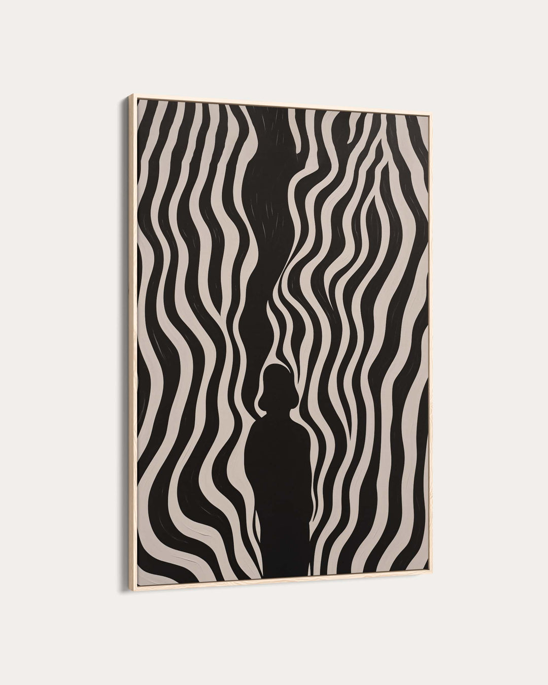 Monochrome Shadows V Art Print