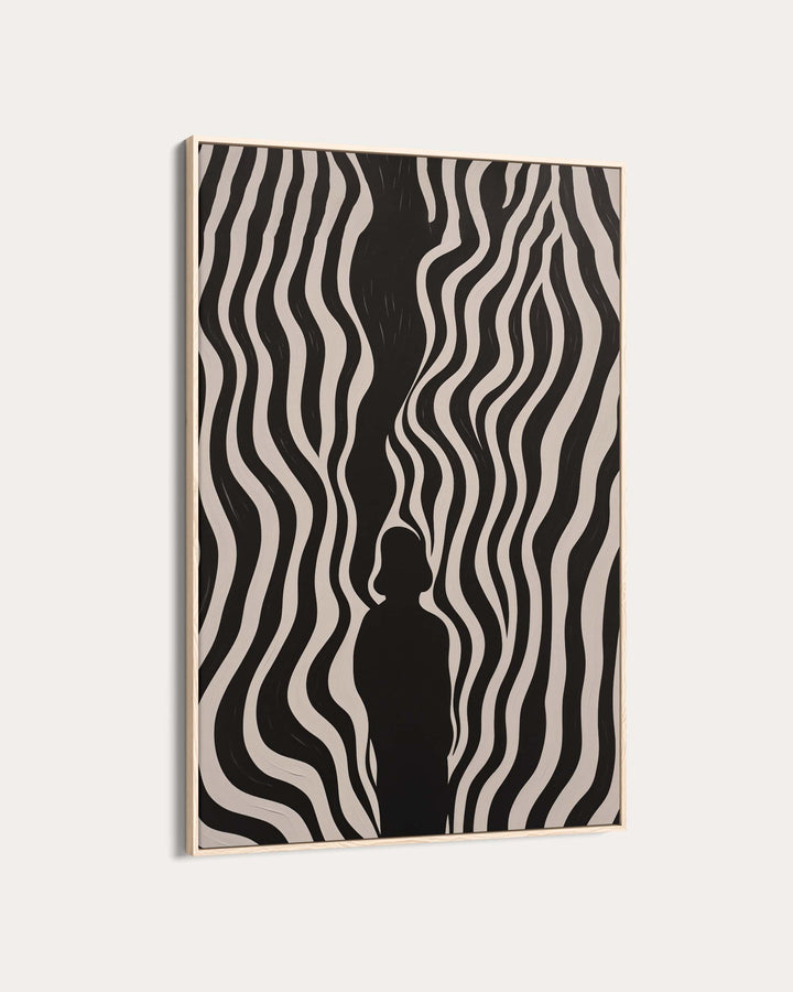 Monochrome Shadows V Art Print