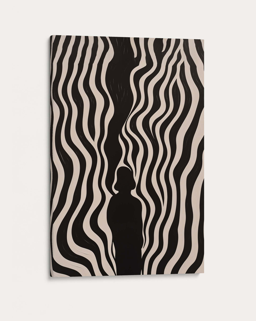 Monochrome Shadows V Art Print