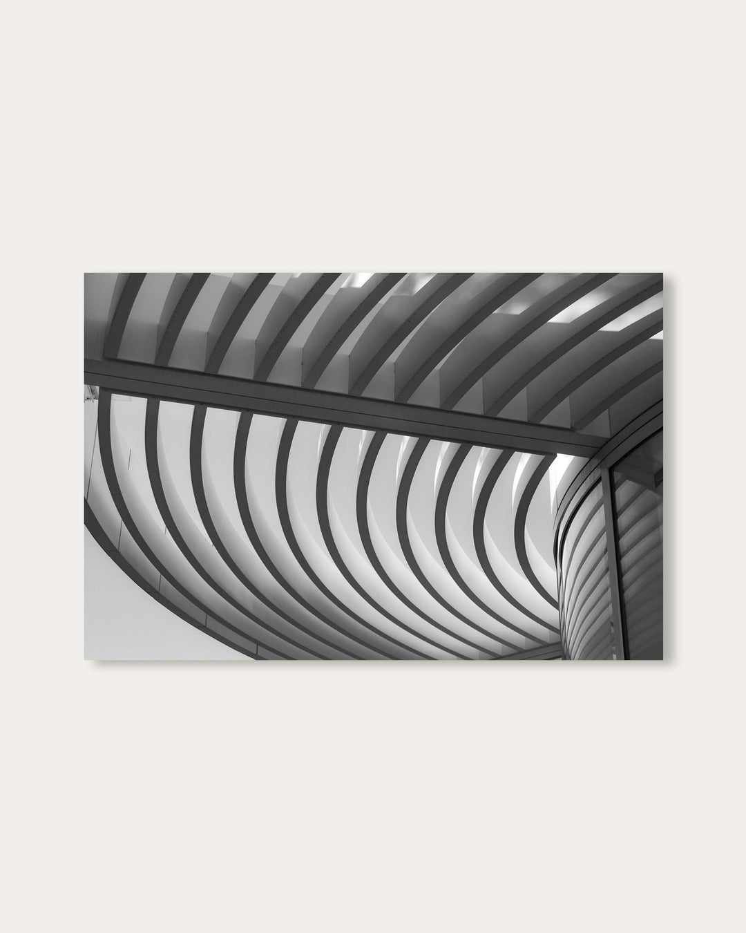 Monochrome Architecture Wall Art Print