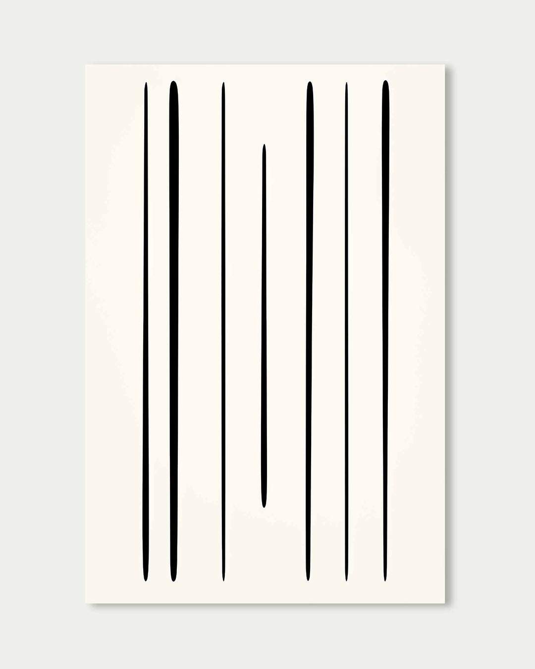 Vertical Line Art Print