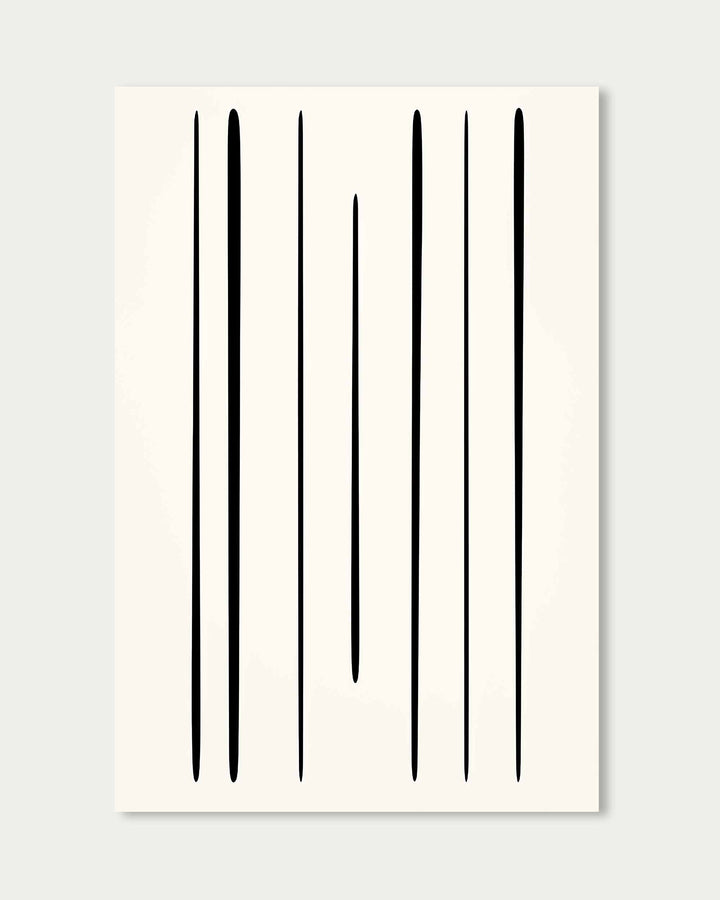 Vertical Line Art Print
