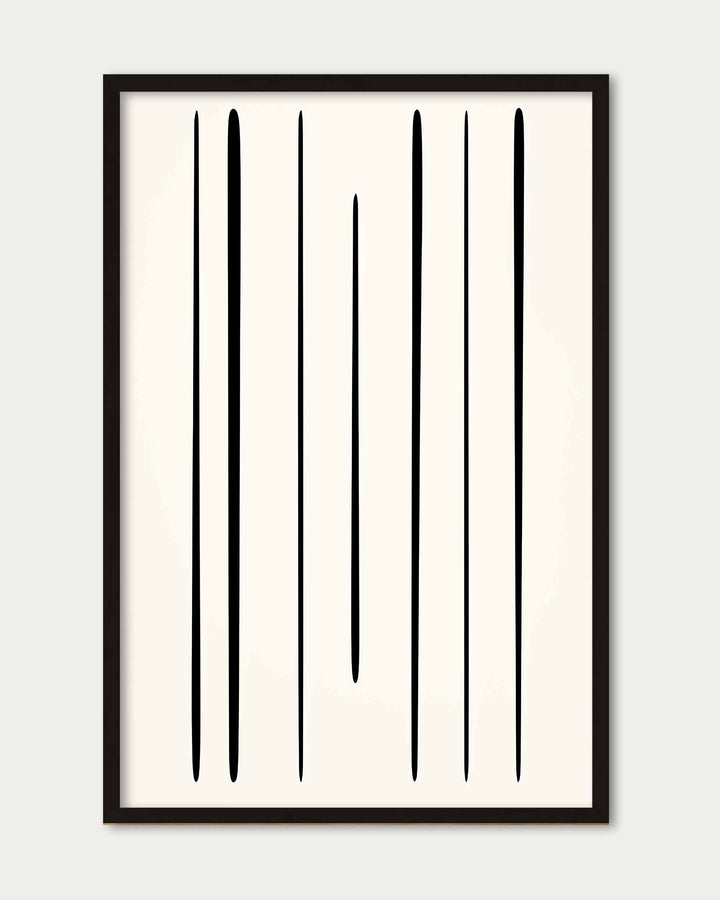 Vertical Line Art Print
