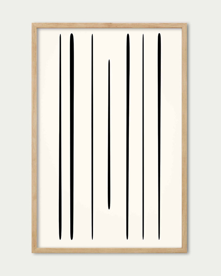 Vertical Line Art Print