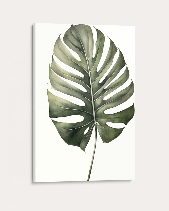 Monstera Leaf Wall Art Print