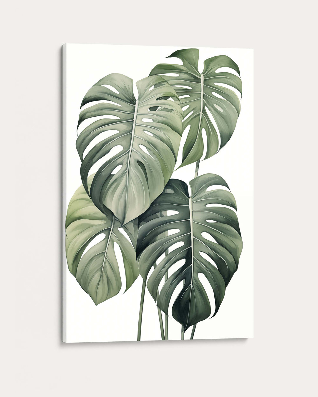 Monstera Leaves Wall Art Print