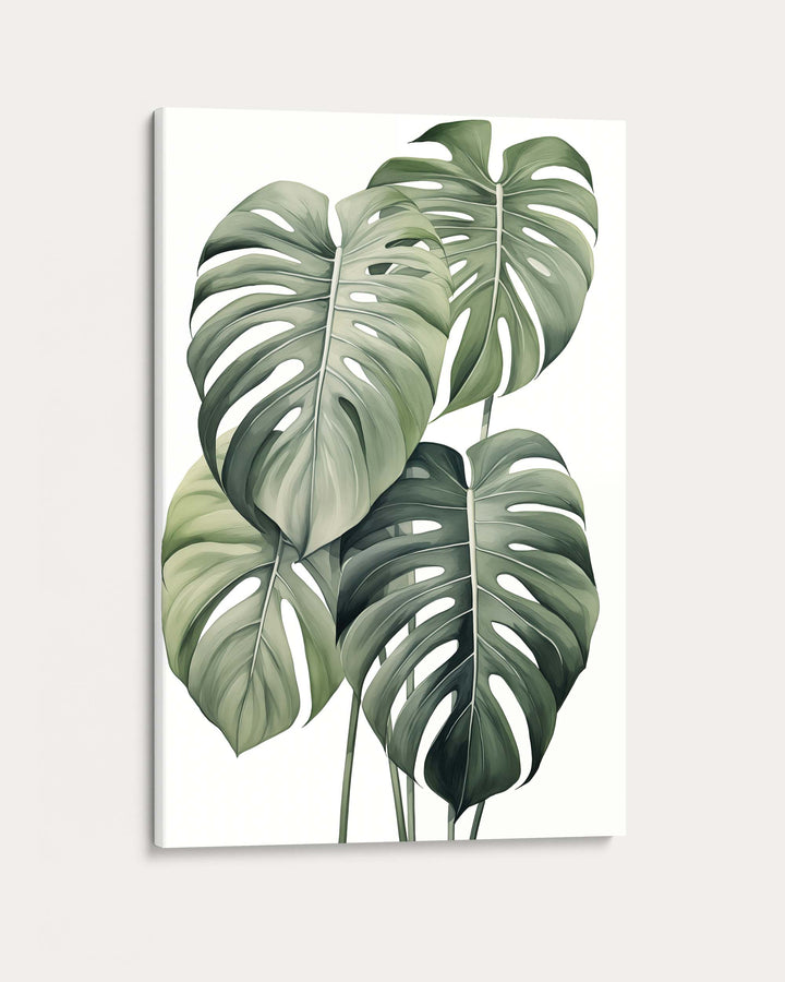 Monstera Leaves Wall Art Print