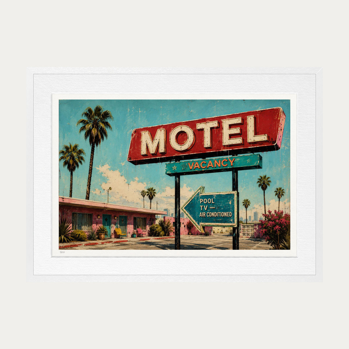 My Next Stop | Limited Edition Print — White Frame