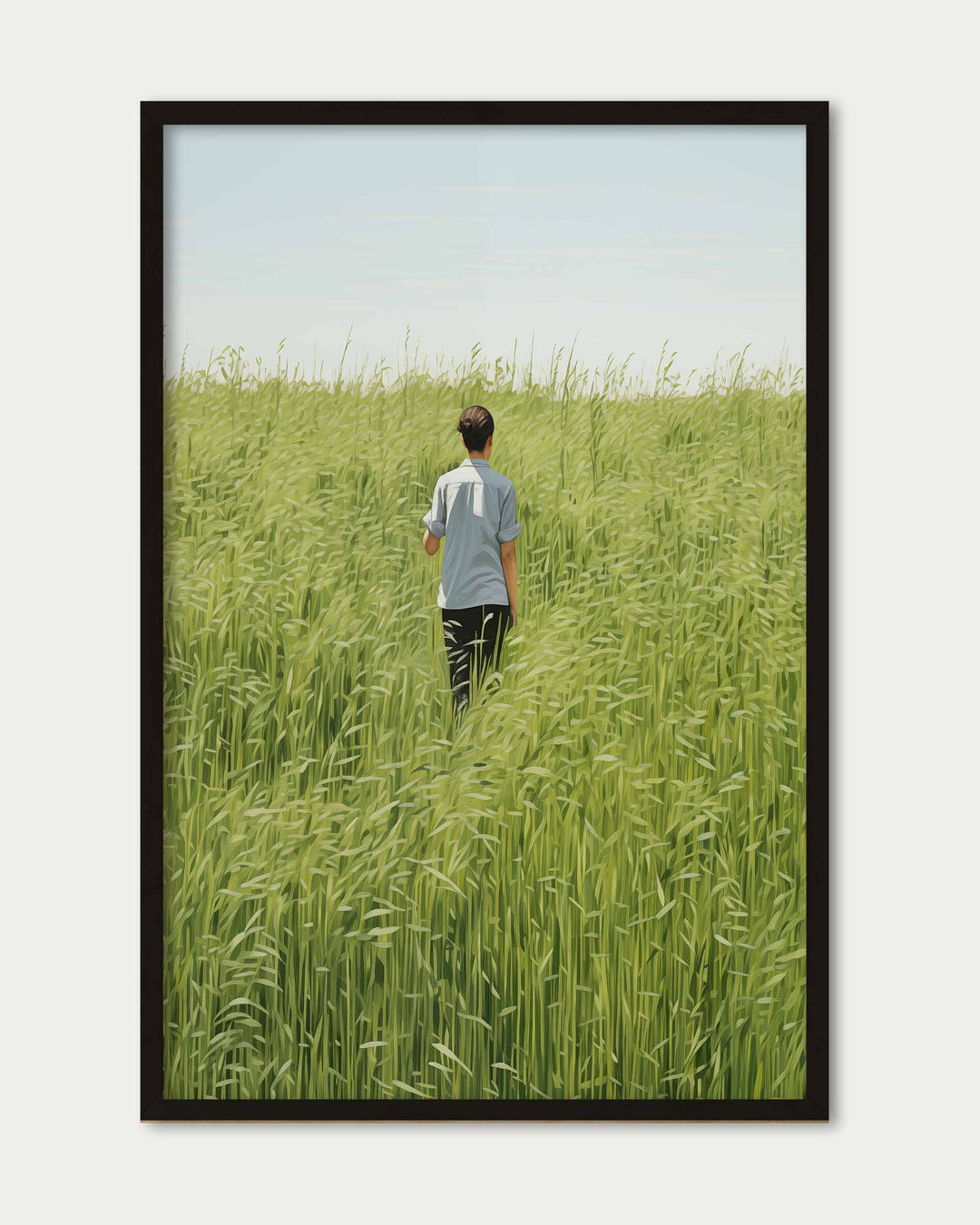 High Grass Wall Art Print