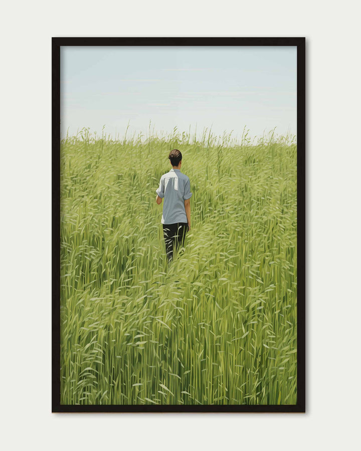 High Grass Wall Art Print