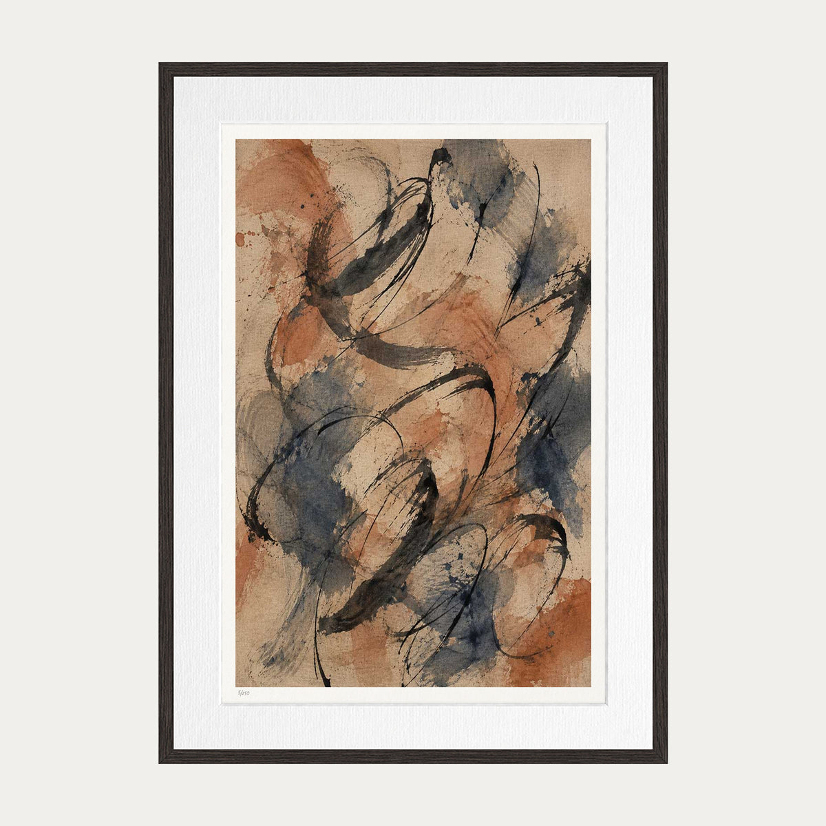Notes 2 | Limited Edition Print — Brown Frame