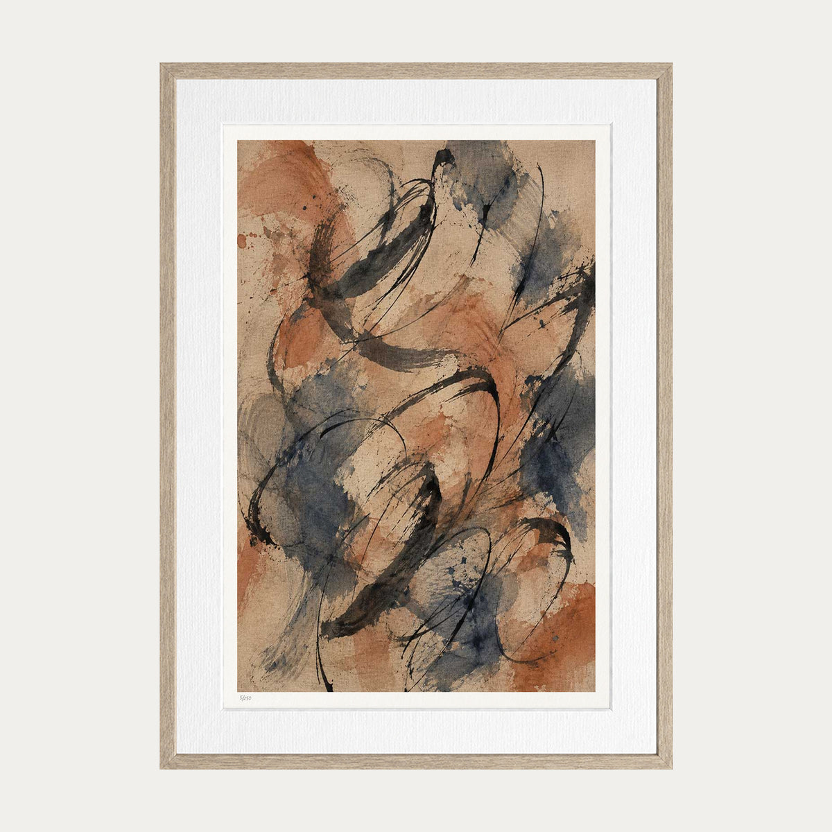 Notes 2 | Limited Edition Print — Oak Frame