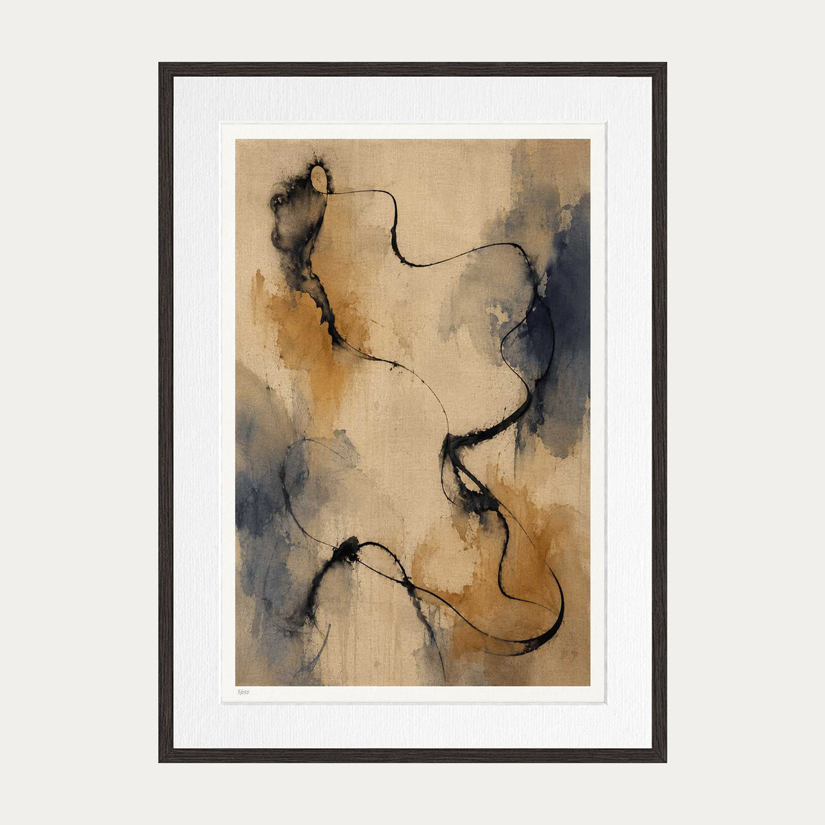 Notes | Limited Edition Print — Brown Frame